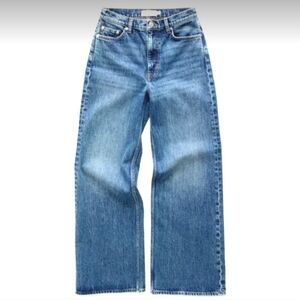 And Other Stories Wide Leg Denim Jeans 10